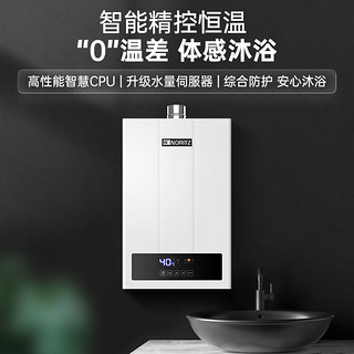 能率水量伺服燃气热水器家用恒温强排天然气防冻降噪静音13升F4