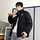 一夜入冬：SKECHERS 斯凯奇 三防科技  短款羽绒服梭织外套 P423U026-0018