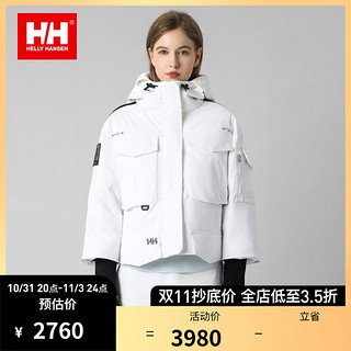 HELLY HANSEN, H/H 女士羽绒服秋冬可溯源鹅绒防寒服ARCTIC系列 白色 M (165/84A)