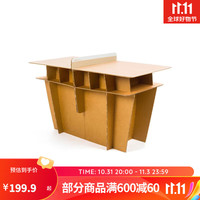 迪卡侬家用纸乒乓球桌可折叠家庭室内儿童乒乓球台IVE3 球桌单桌(长137宽65高76厘米)