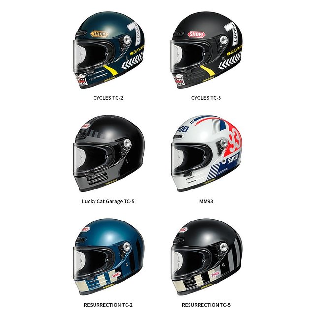 SHOEI Glamster 复古全盔 mm93凯旋哈雷VESPA 日本海外仓直发