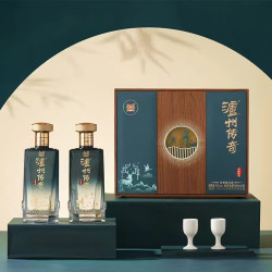 【省470元】泸州老窖白酒_泸州老窖 浓香型 泸州传奇 52度 500ml*2