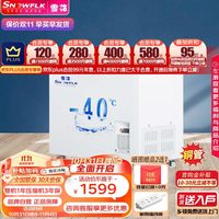 雪花 SNOWFLK 冰柜 商用冷藏冷冻保鲜柜 -40°超低温冰柜卧式商用冷柜 HM雪花200DW40铜 -40度低温柜