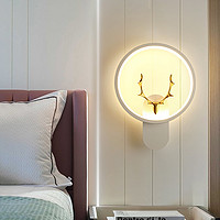CHIGO 志高 壁灯现代简约背景墙壁灯卧室灯具创意过道灯免接线床头客厅灯
