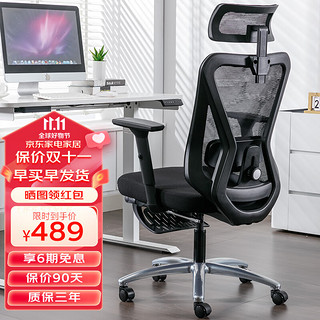 DOWINX LS-2023-1 人体工学椅子电脑椅+3D扶手+4级气杆+脚踏