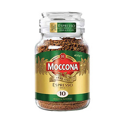 Moccona 摩可纳 意式浓缩冻干速溶咖啡 无蔗糖黑咖啡 400g