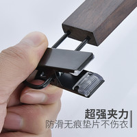 恒曼 实木裤架裤夹家用无痕木质裤挂裙子多功能带夹子裤子衣架柜服装店