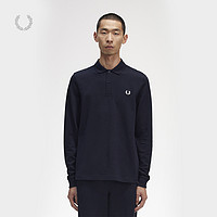 FRED PERRY 男士长袖POLO衫2023冬季新款休闲麦穗刺绣上衣潮M6006