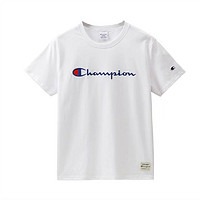 CHAMPION 冠军 经典字母刺绣男女同款T恤