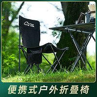 TanLu 探露 户外折叠椅子便携式露营装备靠背马扎钓鱼凳子美术生小折叠凳