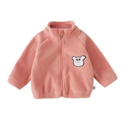 婴儿摇粒绒外套秋装冬季男女宝宝冬装童装小婴儿上衣儿童衣服秋冬