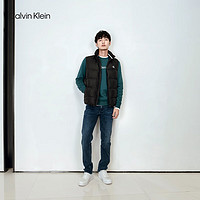 PLUS会员：Calvin Klein Jeans 卡尔文·克莱恩牛仔 男士鸭绒立领马甲背心 ZM02472