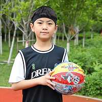哈哈球 儿童玩具5号篮球3-6岁幼儿园球户外运动奥特曼英雄汇聚小皮球
