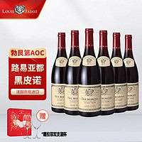 Louis Jadot 路易亚都 勃艮第AOC红酒 路易亚都世家勃根蒂葡萄酒750ml整箱装 法国进口  路易亚都黑皮诺 红葡萄酒