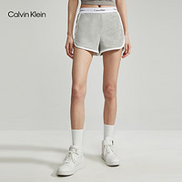 卡尔文·克莱恩 Calvin Klein CK内衣女士循环提花休闲家居睡裤运动短裤QS5982