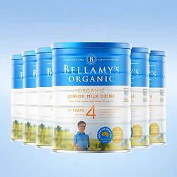 BELLAMY'S 贝拉米 儿童有机成长奶粉 4段 900g*6罐