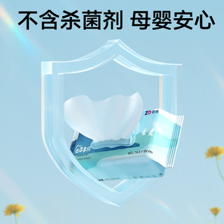 振德湿厕纸家庭实惠装女性儿童擦屁股男士洁厕纸80片/包