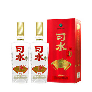 习酒 浓香型白酒52度 宴请自饮收藏礼盒装 习水· 铭钻500ml*2瓶