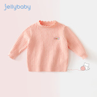 JELLYBABY 20儿童女童打底套头毛衣 粉色 100