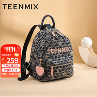 TEENMIX 天美意 双肩包女士背包大容量通勤出差书包轻奢13英寸笔记本电脑包旅行包