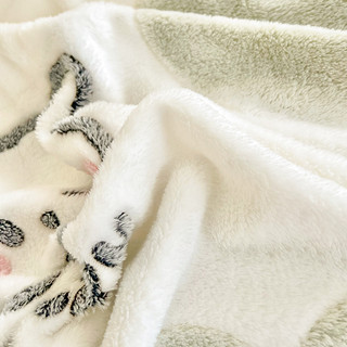 冬季A类加厚牛奶绒毛毯办公室沙发午休保暖珊瑚法兰绒空调盖毯子