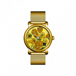 Van Gogh 梵高 荷兰VanGogh·梵高手表向日葵Lady 13-GM进口机芯女士石英手表