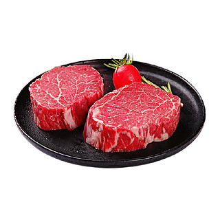 88VIP：元牧希 原切谷饲M3菲力牛排1kg进口澳洲黑安格斯牛排生鲜冷冻食材