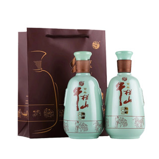 牛栏山 双瓶装 牛栏山和之牛浓香型白酒52度北京二锅头500ml*2瓶 送礼袋