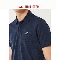 HOLLISTER 2023秋冬新品刺绣Logo款Polo衫短袖上衣 男 329553-1