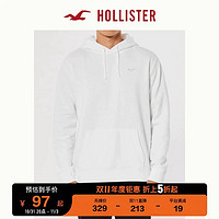 HOLLISTER 美式男女同款潮流休闲纯色Logo款卫衣帽衫上衣 322898-1