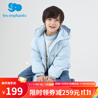丽婴房 童装男女童宝宝羽绒服厚款保暖外套鹅绒多彩羽绒上衣冬  红色
