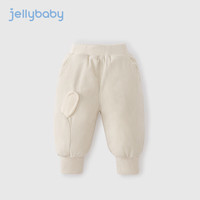 JELLYBABY 女童灯芯绒裤子冬款小童加绒休闲裤冬季男童保暖长裤一岁宝宝冬装