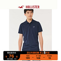 HOLLISTER 冬刺绣Logo款Polo衫短袖上衣 男 329553-1