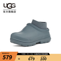 UGG女士休闲舒适平底圆头时尚糖果低筒雨鞋 1125730 STSS  风暴海洋蓝色 37