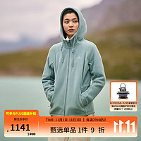 KOLON SPORT/可隆抓绒衣 女子户外运动抓绒徒步露营保暖上衣夹克外套 LKFJ3WTT72-MO 青苔绿 175/XL