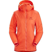 ARC'TERYX 始祖鸟 女士 ATOM LT HOODY 秋冬季保暖舒适 轻量级连帽棉服 户外保暖棉衣女 S 橙色Sugar