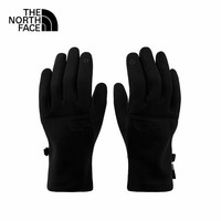 北面（The North Face）手套男秋冬户外保暖骑行弹力可触屏手套 JK3/黑色 M