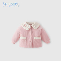 JELLYBABY 小女孩休闲衣服冬款加绒开衫