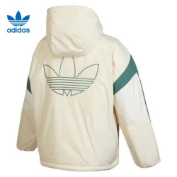 adidas阿迪达斯三叶草女子运动休闲连帽羽绒服外套hs9518