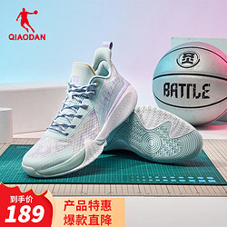 qiaodan乔丹篮球鞋男鞋2023秋季新款破晓10球鞋加厚网面低帮男子运动