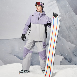 DESCENTE迪桑特SNOWBOARD系列男女同款滑雪服冬季 PP-PURPLE XL (180/100A)
