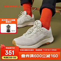 MERRELL 迈乐 经典越野跑鞋男MOAB FLIGHT系带轻便防滑耐磨徒步鞋J066781 J066781 白色 41