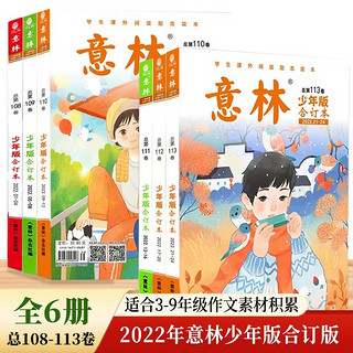 2022年意林 少年版合订本全6册 总108-113卷 1-24期 适合3-9年级 作文素材积累