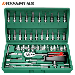 GREENER 绿林 032400E 战神工具套装 46件套