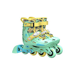 XTEP 特步 轮滑鞋儿童溜冰鞋男女童初学者可调滑轮鞋滑冰旱冰鞋成人直排轮