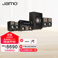 Jamo 尊宝 TX-SR393+S803 5.1声道组合影院 黑色