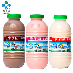 LIZIYUAN 李子园 甜牛奶225ml多口味混搭整箱儿童学生早餐饮品饮料批发 混合味4瓶