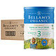 BELLAMY'S 贝拉米 Bellamy）有机幼儿配方奶粉3段(12月+) 900g*6罐箱装 澳洲原装进口