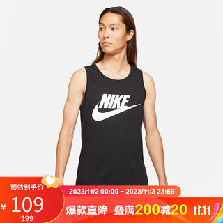 NIKE 耐克 男子 运动背心 AS M NSW TANK ICON FUTURA 运动服