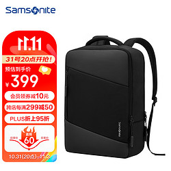 Samsonite 新秀丽 男士双肩电脑包 BT6*09001 黑色